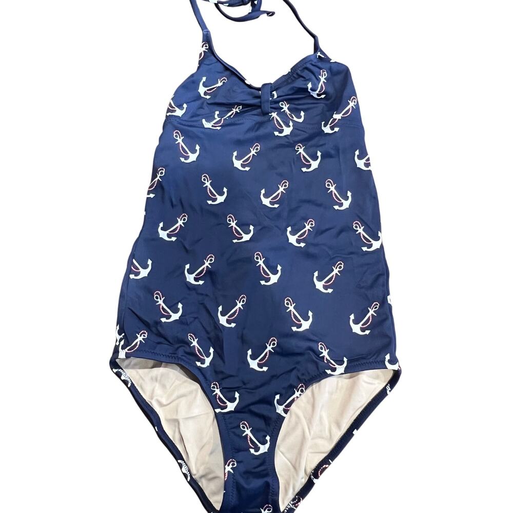 Crewcuts Girl's Anchor One Piece swimsuit Size 14